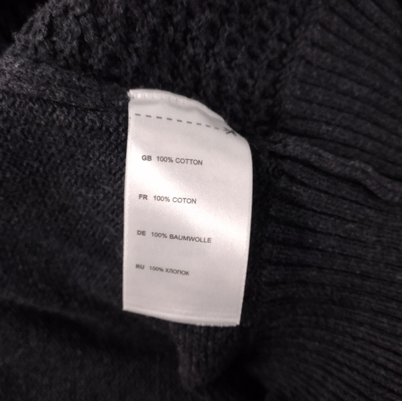 Oak Hill quarter zip pull over sweater with waffle knit front and elbow patches - Picture 8 of 13